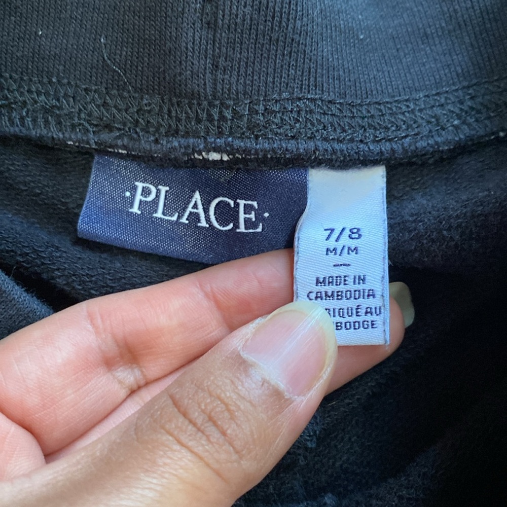 Children’s Place Black Casual Jogger Pants - Picture 2 of 3